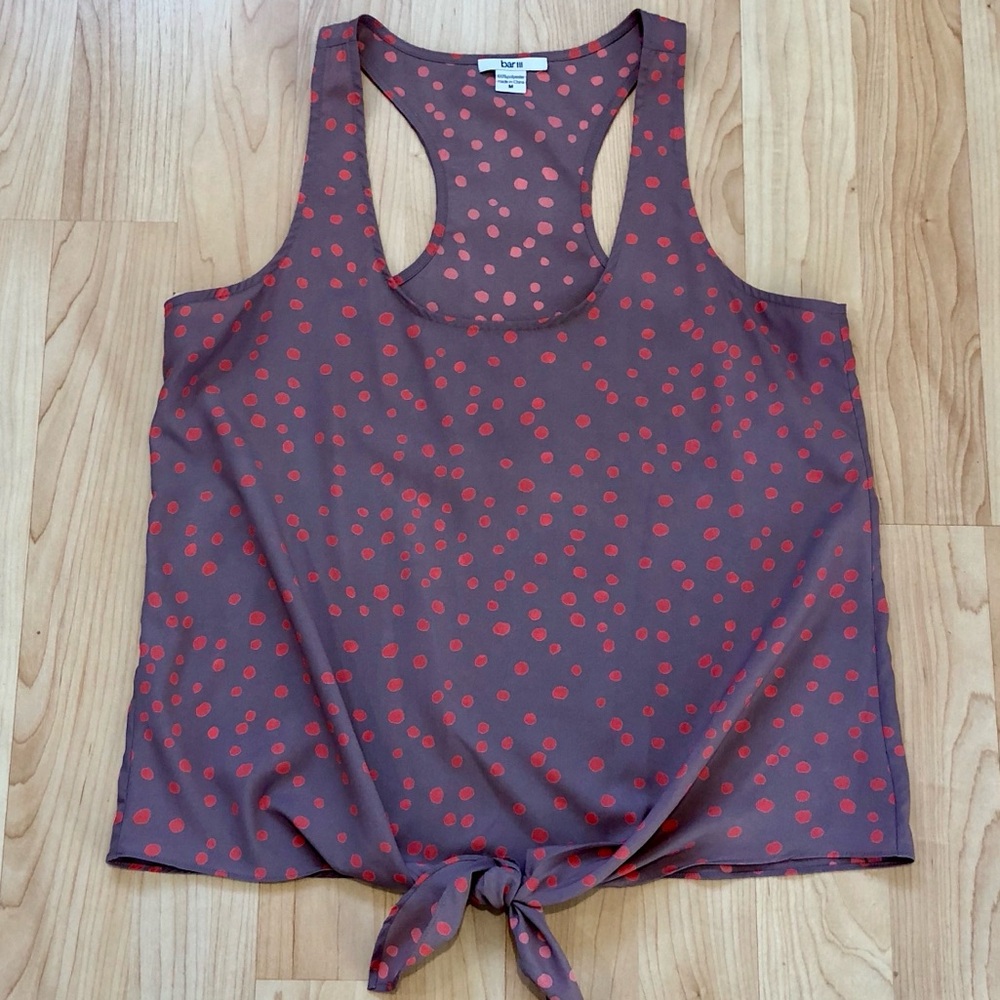 Bar III razor back top